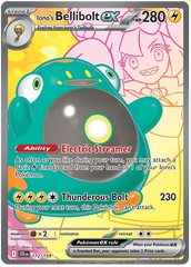 Iono's Bellibolt ex 172/159 Ultra Rare ex