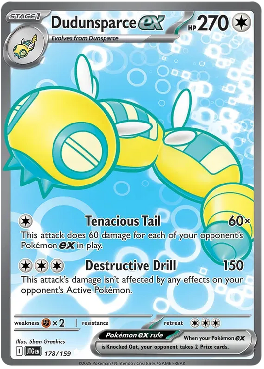 Dudunsparce ex 178/159 Ultra Rare ex