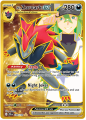 N's Zoroark ex 189/159 Gold Hyper Rare ex