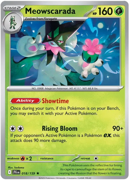 Meowscarada 18/159 Holo Rare
