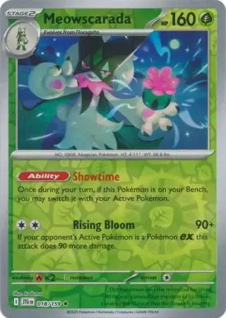 Meowscarada 18/159 Reverse Rare