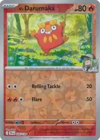 N's Darumaka 26/159 Reverse Common