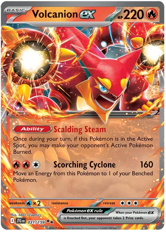 Volcanion ex 31/159 Double Rare ex