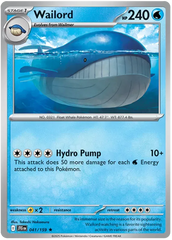 Wailord 41/159 Holo Rare