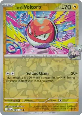 Iono's Voltorb 47/159 Reverse Common