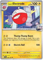 Iono's Electrode 48/159 Uncommon
