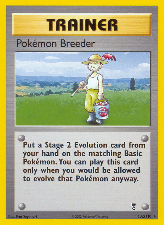 Pokémon Breeder 102/110 Non-Holo Rare - MissingNo.
