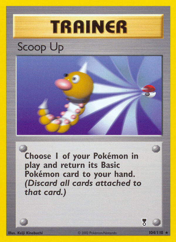Scoop Up 104/110 Reverse Rare - MissingNo.