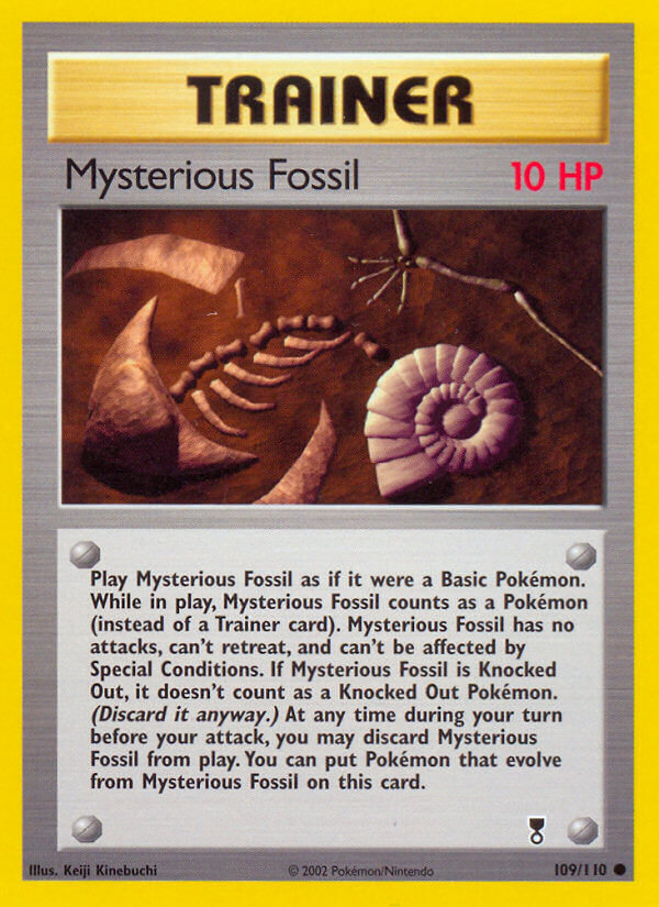 Mysterious Fossil 109/110 Reverse Common - MissingNo.