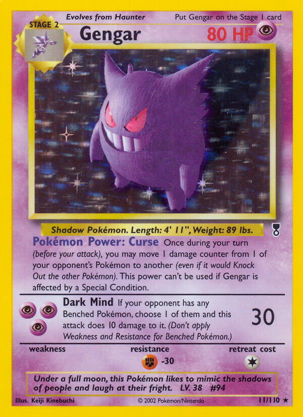 Gengar 11/110 Holo Rare - MissingNo.