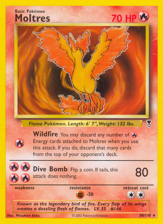 Moltres 30/110 Reverse Rare - MissingNo.