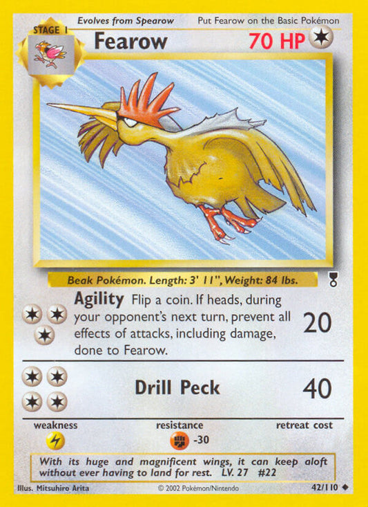 Fearow 42/110 Reverse Uncommon - MissingNo.