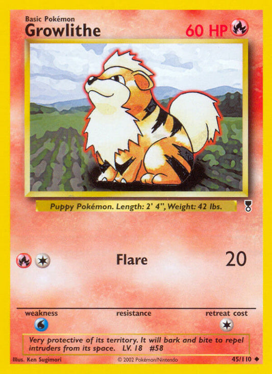 Growlithe 45/110 Reverse Uncommon - MissingNo.