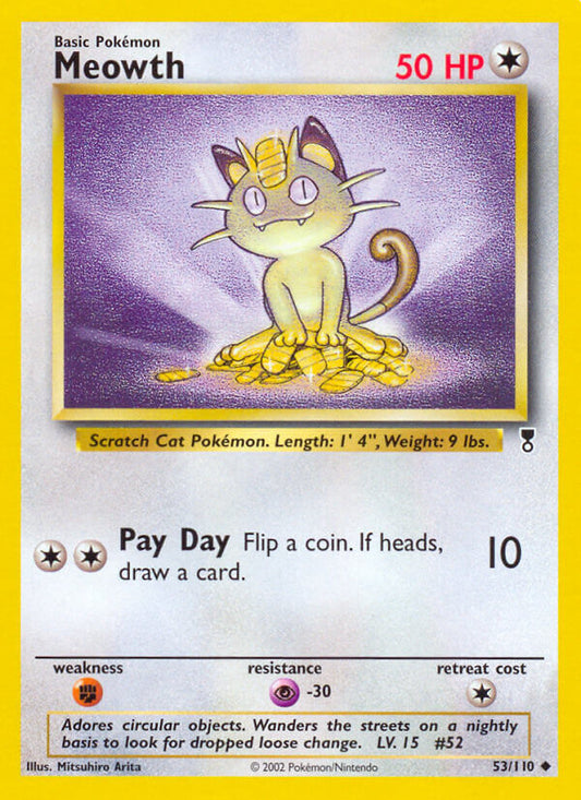 Meowth 53/110 Reverse Uncommon - MissingNo.