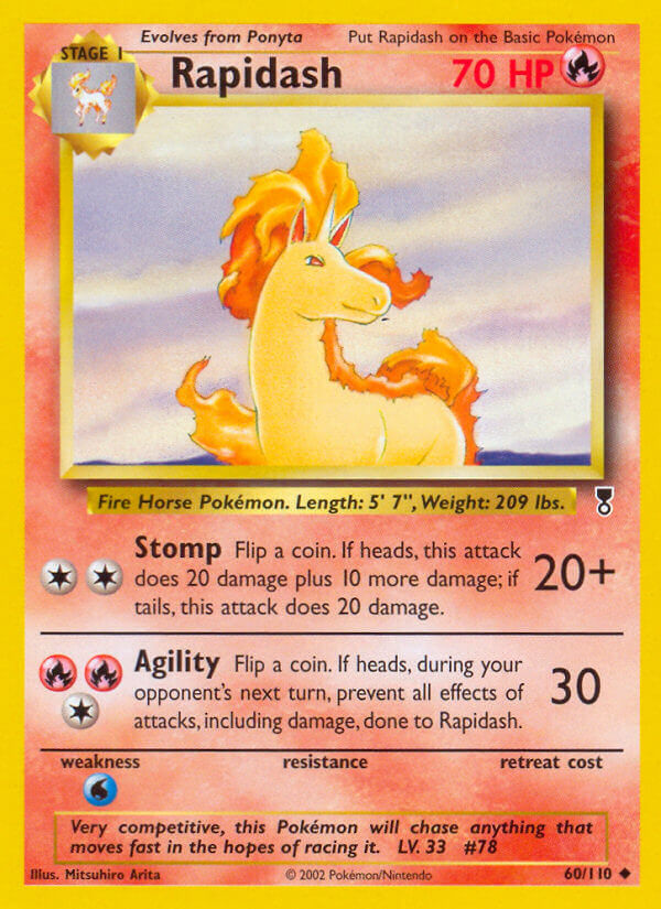 Rapidash 60/110 Reverse Uncommon - MissingNo.