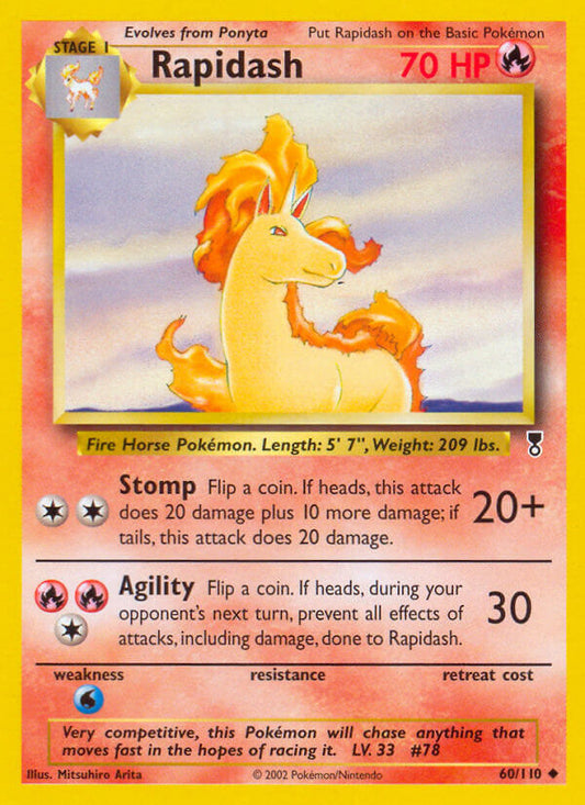 Rapidash 60/110 Reverse Uncommon - MissingNo.