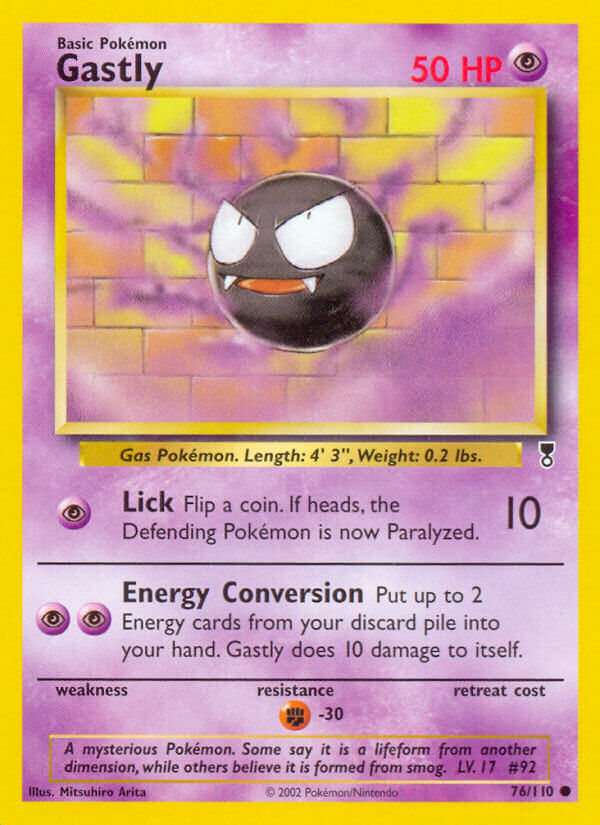 Gastly 76/110 Reverse Common - MissingNo.