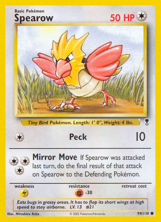 Spearow 94/110 Common - MissingNo.