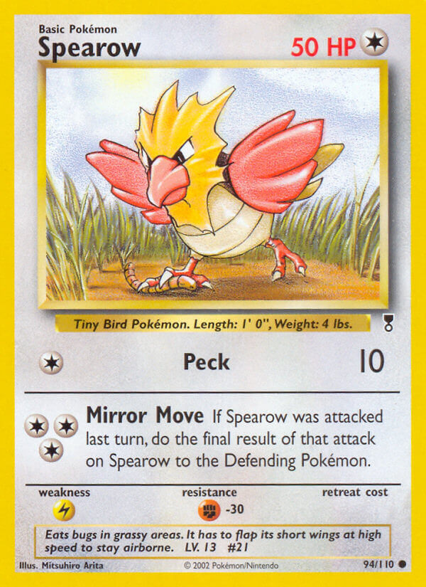 Spearow 94/110 Reverse Common - MissingNo.