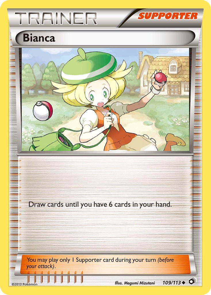 Bianca 109/113 Mirror Holo Pokémon League Froakie Season (January 2014) - MissingNo.
