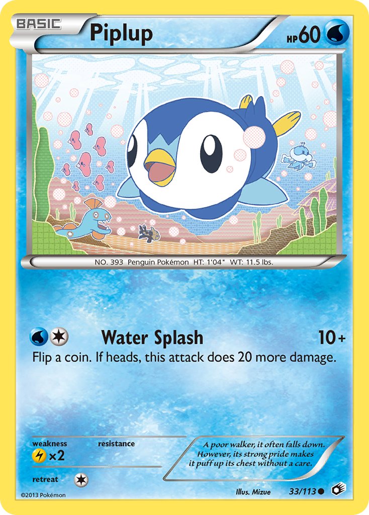 Piplup 33/113 Reverse Common - MissingNo.