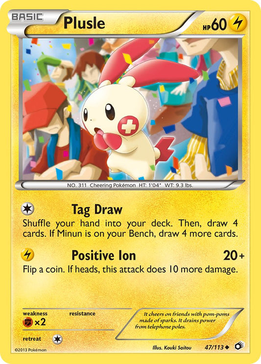 Plusle 47/113 Uncommon - MissingNo.