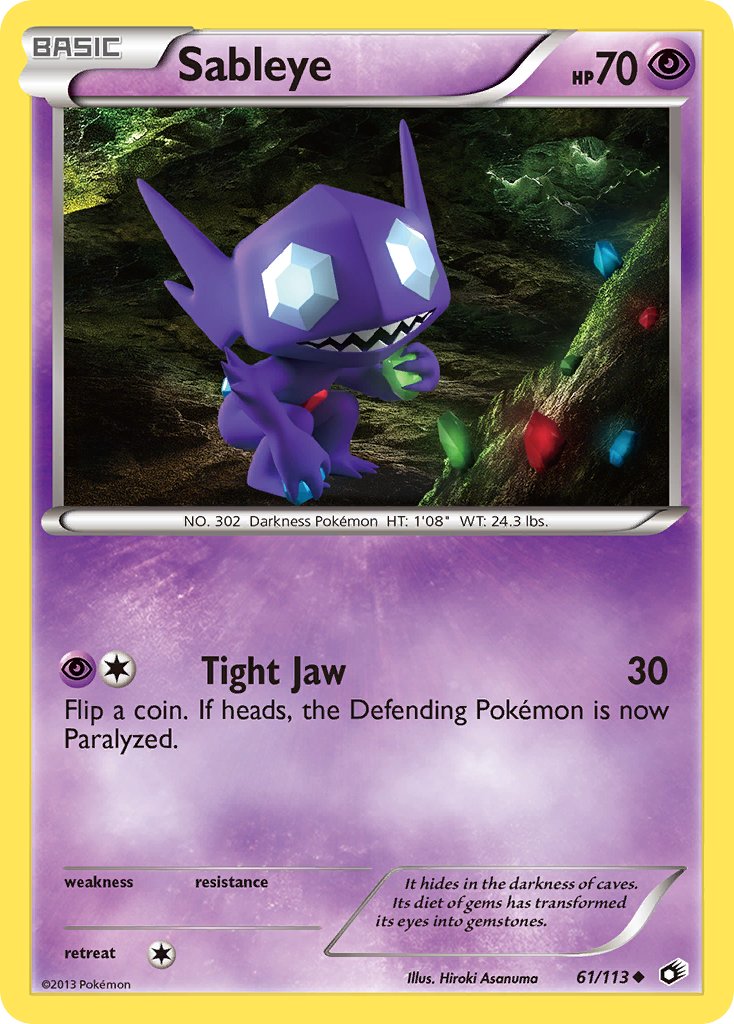 Sableye 61/113 Uncommon - MissingNo.