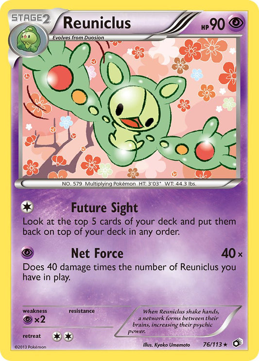 Reuniclus 76/113 Reverse Rare - MissingNo.