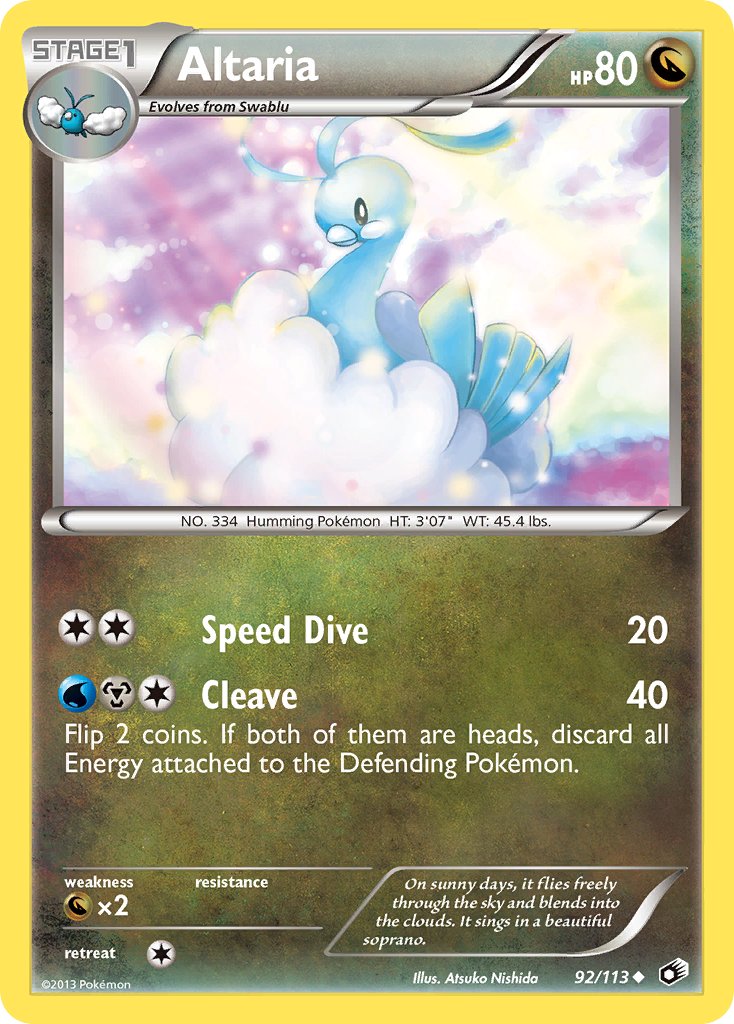 Altaria 92/113 Reverse Uncommon - MissingNo.