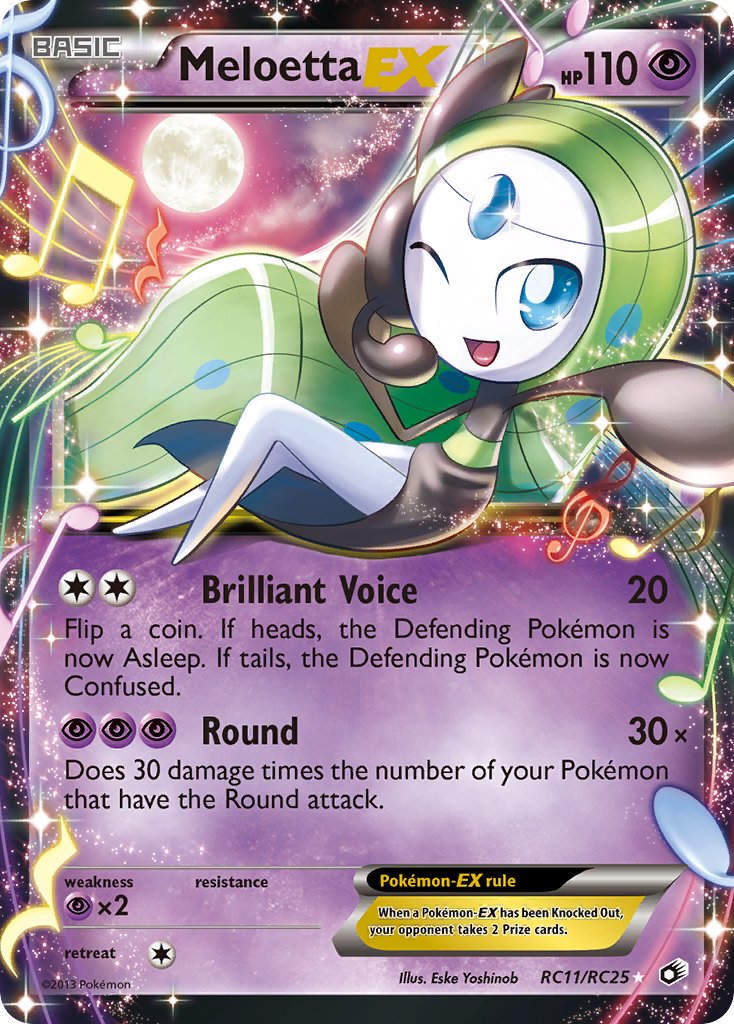 Meloetta EX RC11/RC25 Holo Rare EX - MissingNo.