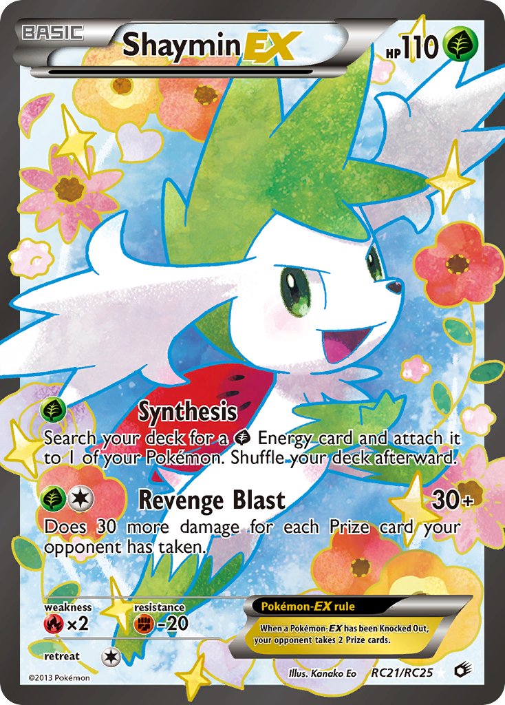 Shaymin EX RC21/RC25 Holo Ultra Rare EX - MissingNo.