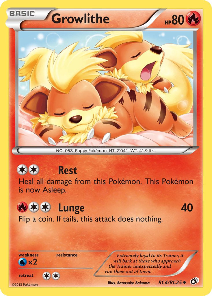Growlithe RC4/RC25 Holo Uncommon - MissingNo.
