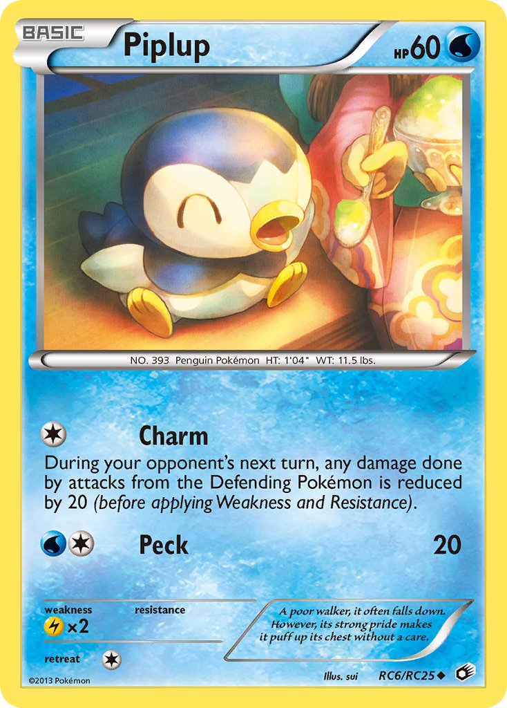 Piplup RC6/RC25 Holo Uncommon - MissingNo.