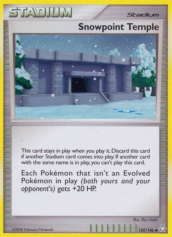 Snowpoint Temple 134/146 Reverse Uncommon - MissingNo.