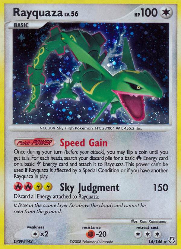 Rayquaza 14/146 Reverse Rare - MissingNo.