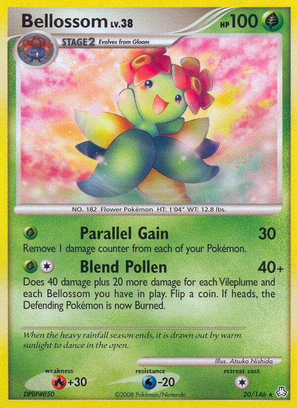 Bellossom 20/146 Reverse Rare - MissingNo.