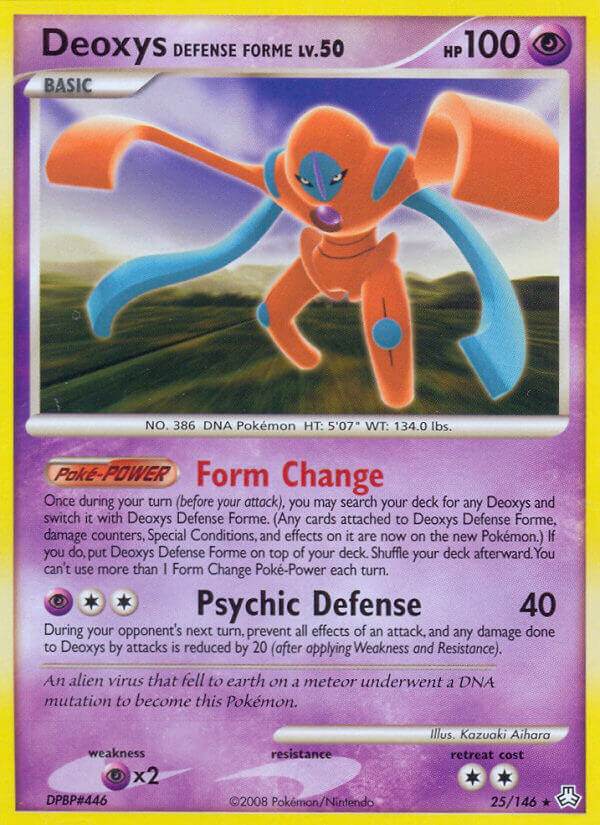 Deoxys [Defense Forme] 25/146 Non-Holo Rare - MissingNo.