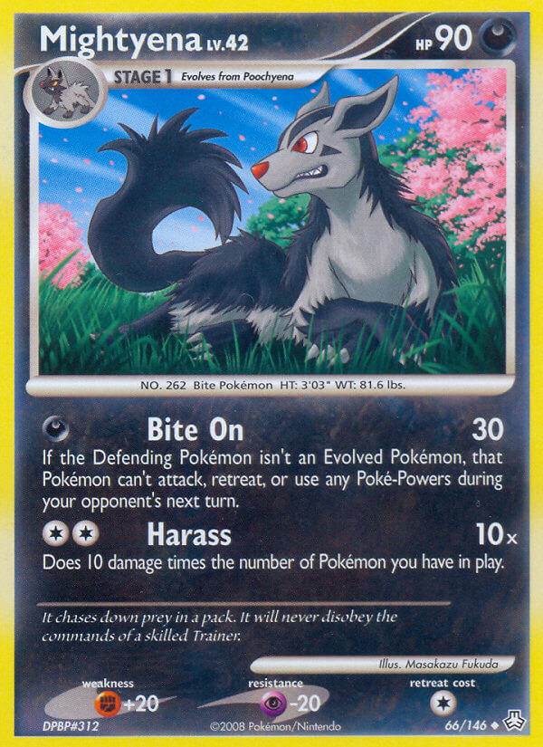 Mightyena 66/146 Reverse Uncommon - MissingNo.