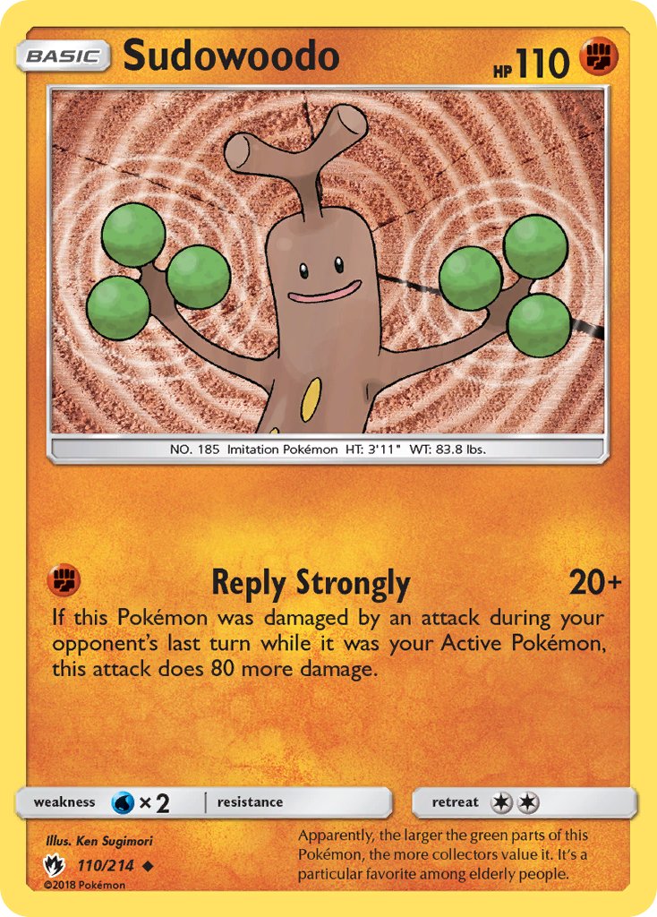 Sudowoodo 110/214 Uncommon - MissingNo.