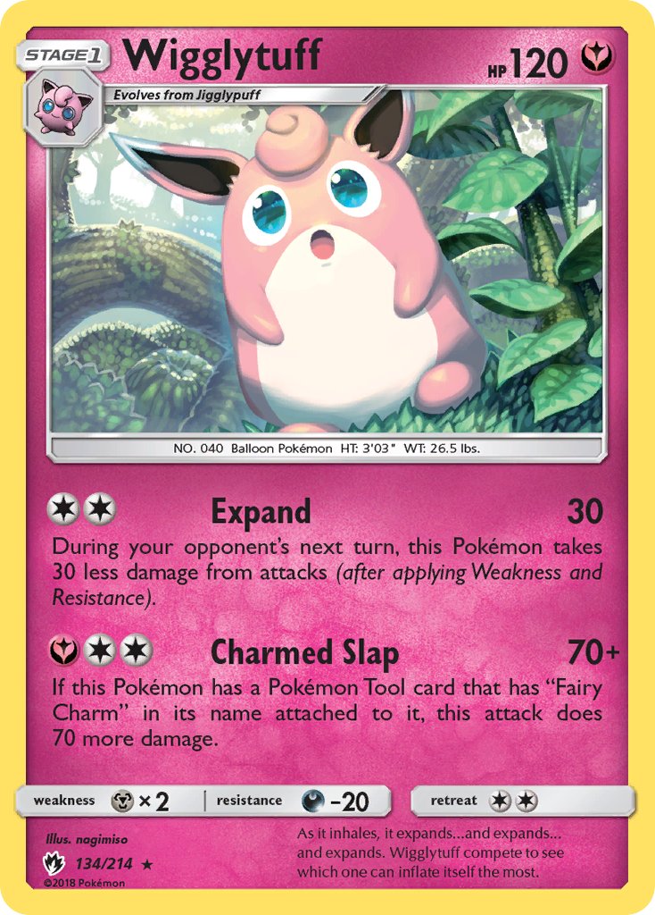 Wigglytuff 134/214 Non-Holo Rare - MissingNo.
