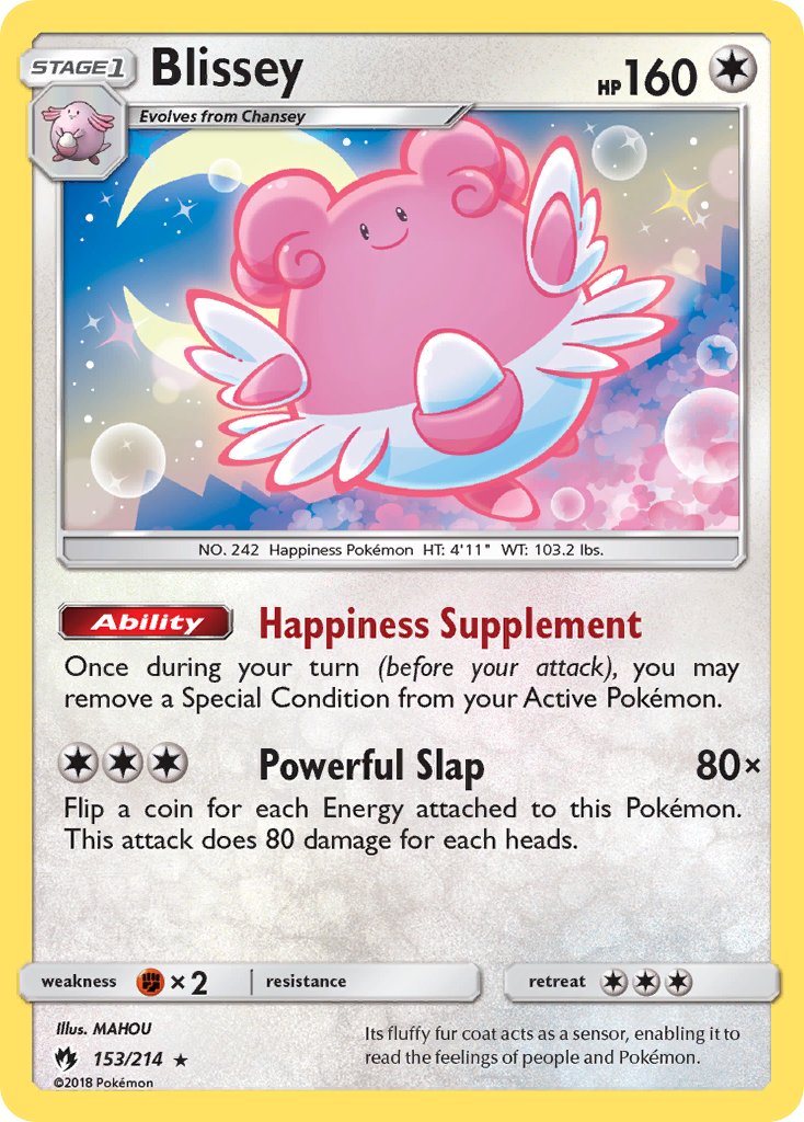 Blissey 153/214 Cosmos Holo Strong Bond Tins Exclusive - MissingNo.