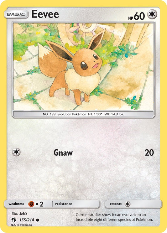 Eevee 155/214 Reverse Common - MissingNo.