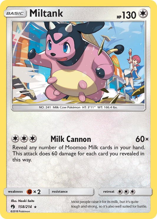 Miltank 158/214 Reverse Rare - MissingNo.