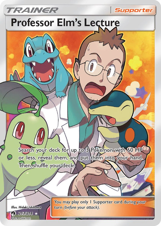 Professor Elm's Lecture 213/214 Holo Ultra Rare - MissingNo.
