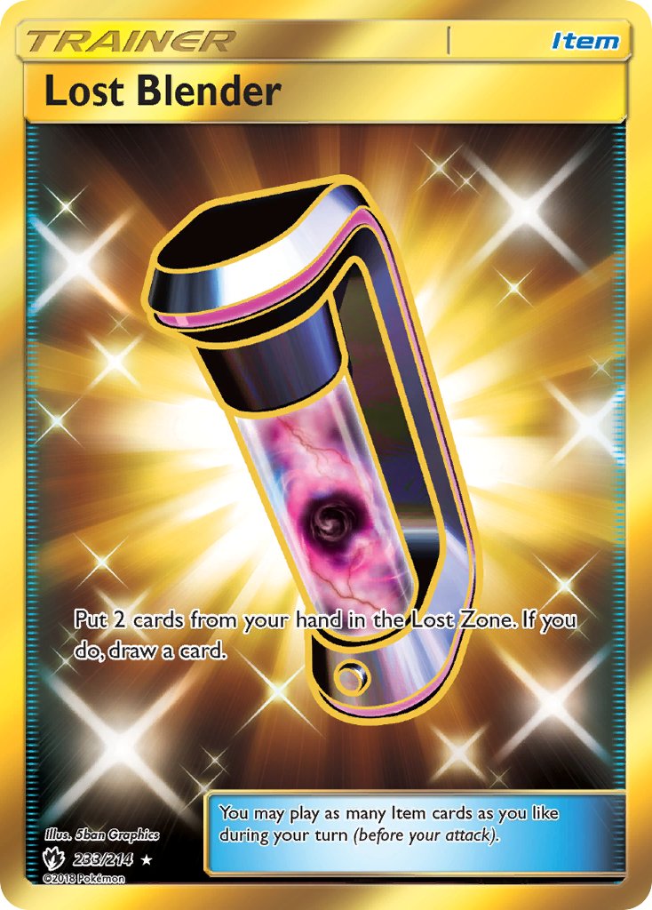 Lost Blender 233/214 Gold Secret Rare - MissingNo.