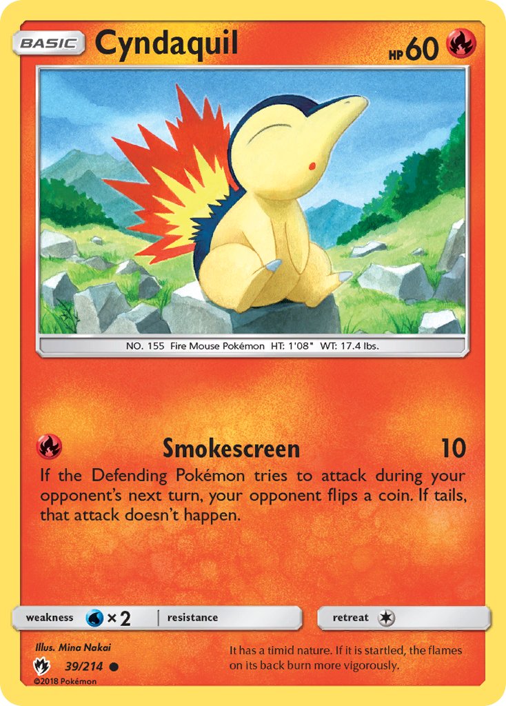 Cyndaquil 39/214 Common - MissingNo.