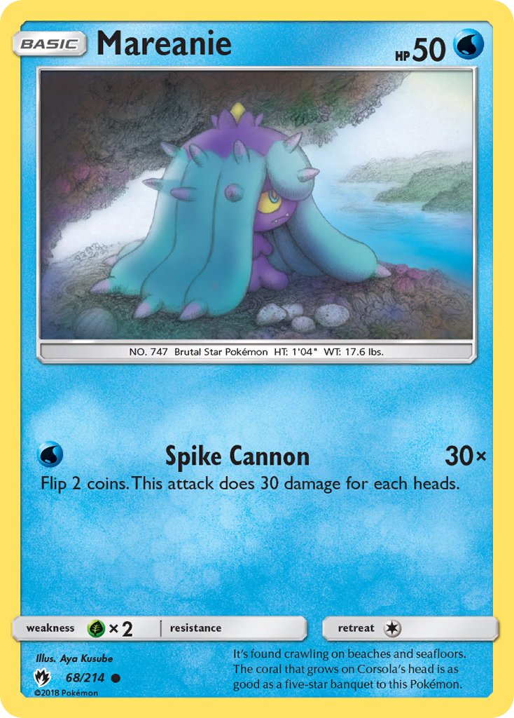 Mareanie 68/214 Reverse Common - MissingNo.