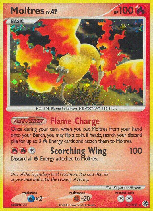 Moltres 10/100 Holo Rare - MissingNo.