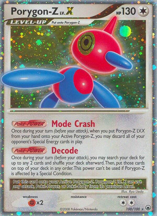 Porygon-Z LV.X 100/100 Holo Rare LV.X - MissingNo.