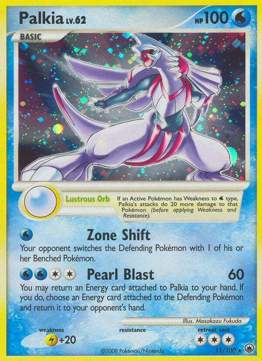 Palkia 11/100 Reverse Rare - MissingNo.